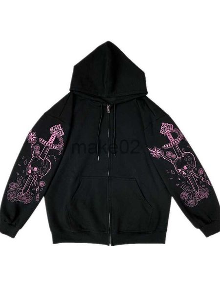 women's hoodies sweatshirts 2023 autumn women sweatshirt y2k zipper streetwear hoodie longsleeved jacket sweatshirt new oversized femal, Black
women's hoodies sweatshirts 2023 autumn women sweatshirt y2k zipper streetwear hoodie longsleeved jacket sweatshirt new oversized femal, Black