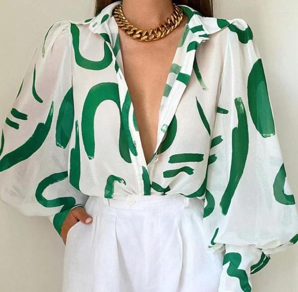 women039s blouses women spring pattern print loose tshirt casual lantern long sleeve harajuku fashion lapel buttonup com2007129, White
women039s blouses women spring pattern print loose tshirt casual lantern long sleeve harajuku fashion lapel buttonup com2007129, White