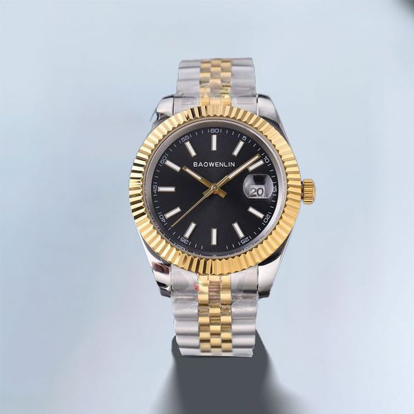 men's and women's watches new recommended wristwatch mint green precision steel case chain with 2813 automatic mechanical movement, Slivery;brown
men's and women's watches new recommended wristwatch mint green precision steel case chain with 2813 automatic mechanical movement, Slivery;brown