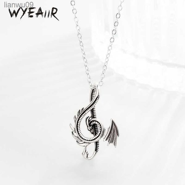 wyeaiir 925 sterling silver vintage hiphop punk dragon necklace for women luxury jewelry l230704 
wyeaiir 925 sterling silver vintage hiphop punk dragon necklace for women luxury jewelry l230704