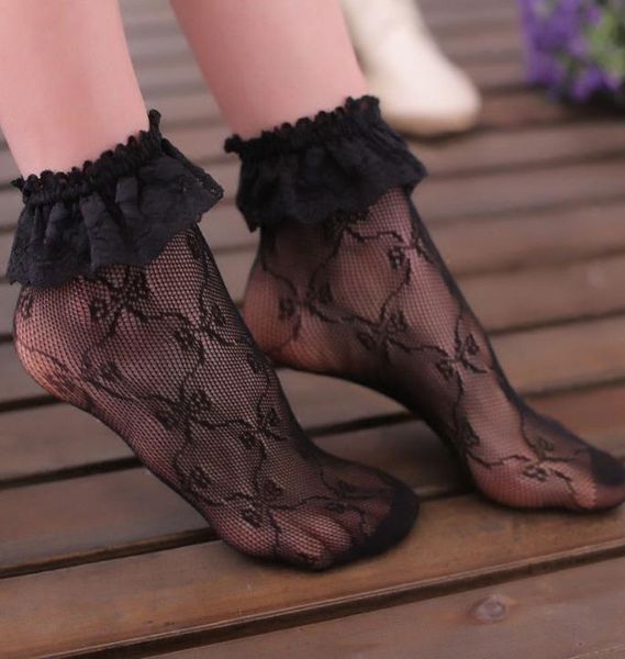 2017 women lace ruffle hollow out floral pleats fishnet hole short ankle socks6186101, Black;white
2017 women lace ruffle hollow out floral pleats fishnet hole short ankle socks6186101, Black;white