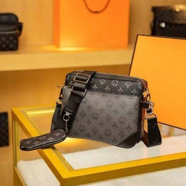men luxury trio desinger messenger bag eclipse reverse canvas crossbody bags 3 piece set leather shoulder bag with purse wallet clutch black
men luxury trio desinger messenger bag eclipse reverse canvas crossbody bags 3 piece set leather shoulder bag with purse wallet clutch black