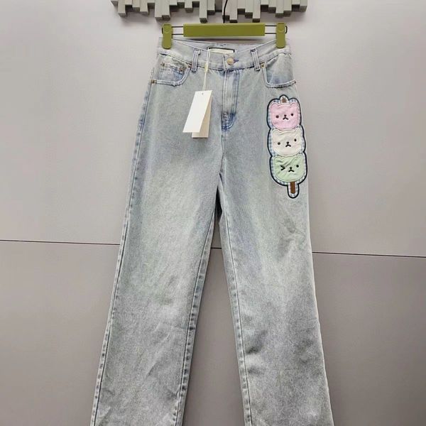 designer women's anime embroidery alphabet jeans straight leg overalls women's high waisted casual loose fit retro street stretch, Blue
designer women's anime embroidery alphabet jeans straight leg overalls women's high waisted casual loose fit retro street stretch, Blue