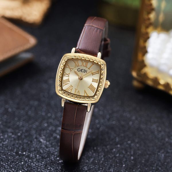 womens watch watches designer fashion luxury quartz-battery small square dial high-quality belt model waterproof watch, Slivery;brown
womens watch watches designer fashion luxury quartz-battery small square dial high-quality belt model waterproof watch, Slivery;brown