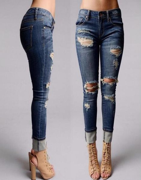 women hole skinny pencil denim jeans stretch slim fitness pants trousers jeans ripped for vaqueros mujer3587135, Blue
women hole skinny pencil denim jeans stretch slim fitness pants trousers jeans ripped for vaqueros mujer3587135, Blue