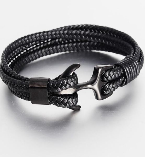 trendy punk black anchor bracelet handmade leather rope chain for men039s metal sports hook bracelet jewelry gifts8612700
trendy punk black anchor bracelet handmade leather rope chain for men039s metal sports hook bracelet jewelry gifts8612700