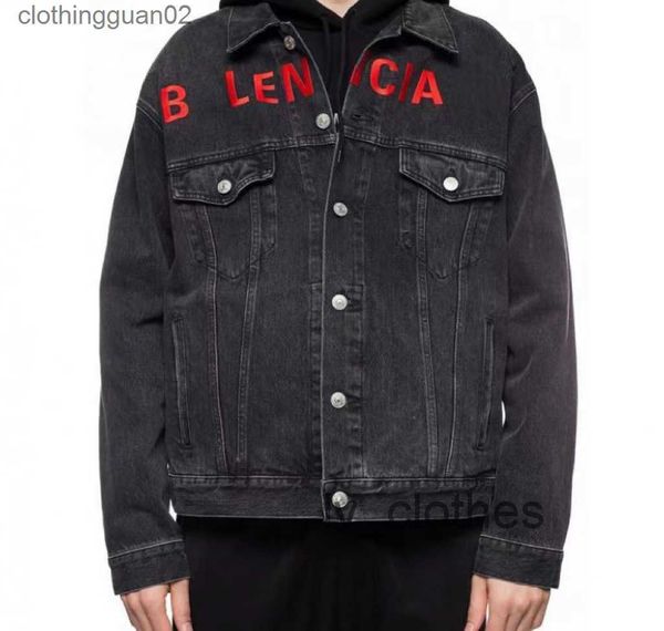 men's jacket paris designer jean jacket fashion men's home front embroidery long sleeve denim jacket men's and women's c, Black;brown
men's jacket paris designer jean jacket fashion men's home front embroidery long sleeve denim jacket men's and women's c, Black;brown
