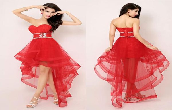 red 2021 cocktail dresses sweetheart strapless pleats ruffles high low tulle cocktail party dress evening4594598, Black
red 2021 cocktail dresses sweetheart strapless pleats ruffles high low tulle cocktail party dress evening4594598, Black