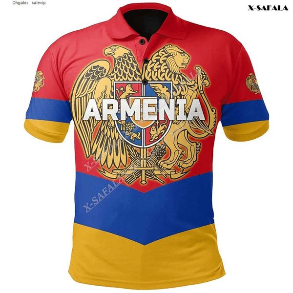 armenia flag coat of arms custom name 3d printed polo shirt men collar short sleeve streetwear summer shirt, White;black
armenia flag coat of arms custom name 3d printed polo shirt men collar short sleeve streetwear summer shirt, White;black