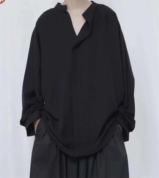 men039s shirt tide japanese yamamoto style dark niche loose large size handsome longsleeved casual shirts54568646759727, White;black
men039s shirt tide japanese yamamoto style dark niche loose large size handsome longsleeved casual shirts54568646759727, White;black