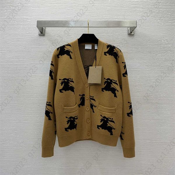 designer jacket button knit sweater jacket womens war horse printed buttoned v-neck wool cardigan jackets camel black size s-l, White;black
designer jacket button knit sweater jacket womens war horse printed buttoned v-neck wool cardigan jackets camel black size s-l, White;black