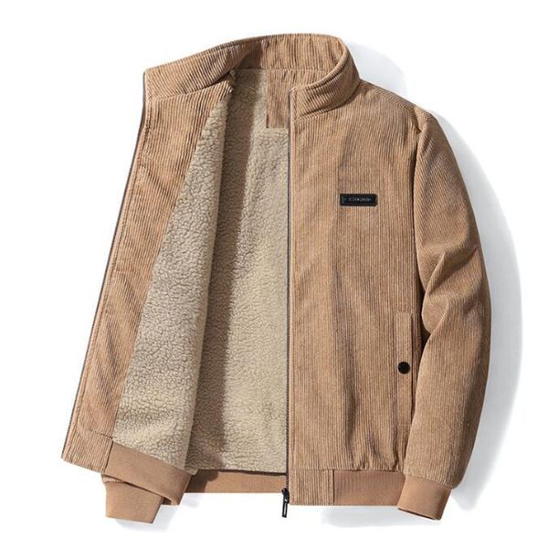 men winter corduroy jackets coats thermal warm casual outwear clothing for male overcoat men's clothing, Black;brown
men winter corduroy jackets coats thermal warm casual outwear clothing for male overcoat men's clothing, Black;brown