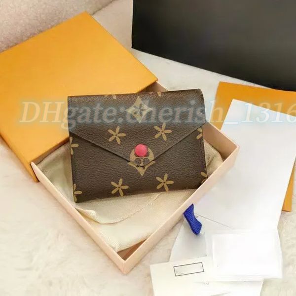 key pouch lady card holders m41938 victorine brown flower pocket organizer luxurys designer id card women wallets genuine leather card case, Red;black
key pouch lady card holders m41938 victorine brown flower pocket organizer luxurys designer id card women wallets genuine leather card case, Red;black