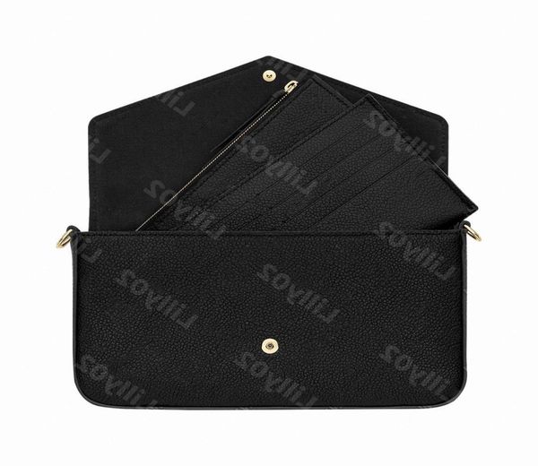 3pcs set women xury designer handbag pochette felicie bag genuine leather shoulder ctch tote messenger1564867
3pcs set women xury designer handbag pochette felicie bag genuine leather shoulder ctch tote messenger1564867