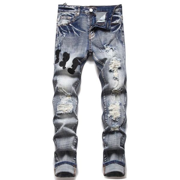 men's jeans women's tattered patches are fashion brand pants women's fashion loose pants 1z2x1210, Black;brown
men's jeans women's tattered patches are fashion brand pants women's fashion loose pants 1z2x1210, Black;brown