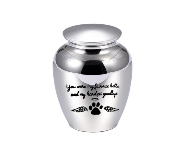 70x45mm angel wings cremation urn for pet ashes pendant dog paw print aluminum alloy ashes holder keepsake you were my favorite h8021386, Silver
70x45mm angel wings cremation urn for pet ashes pendant dog paw print aluminum alloy ashes holder keepsake you were my favorite h8021386, Silver