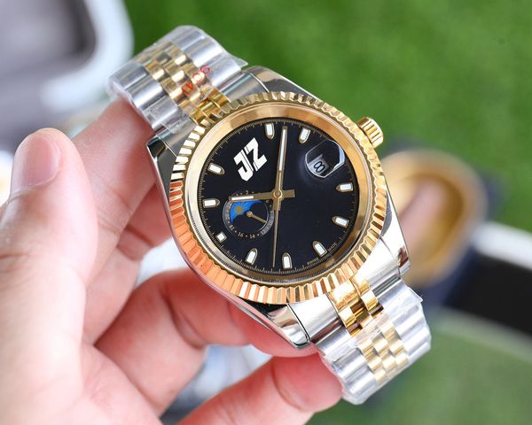 luxury men's watch automatic mechanical machine 41mm waterproof sapphire watch, Slivery;brown
luxury men's watch automatic mechanical machine 41mm waterproof sapphire watch, Slivery;brown