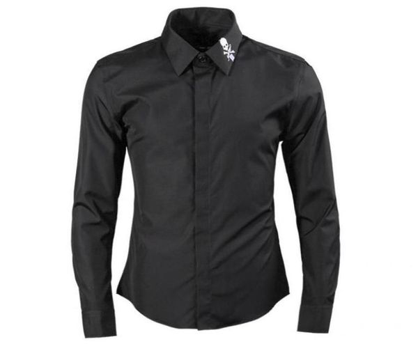 mens shirts luxury skull embroidery long sleeve dress plus size 4xl fashion casual cotton man men039s4561676, White;black
mens shirts luxury skull embroidery long sleeve dress plus size 4xl fashion casual cotton man men039s4561676, White;black