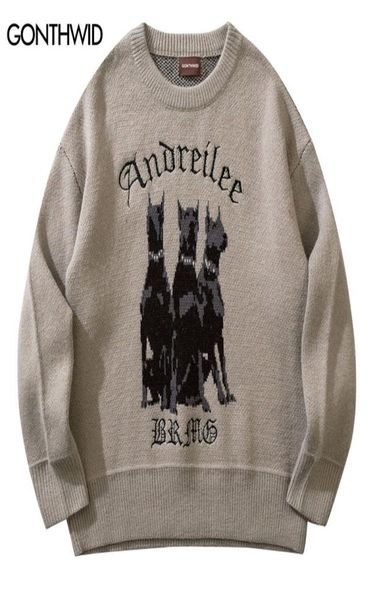 men039s sweaters men vintage sweater y2k streetwear hip hop vintage knitted doberman dog sweaters autumn harajuku fashion retro7831256, White;black
men039s sweaters men vintage sweater y2k streetwear hip hop vintage knitted doberman dog sweaters autumn harajuku fashion retro7831256, White;black