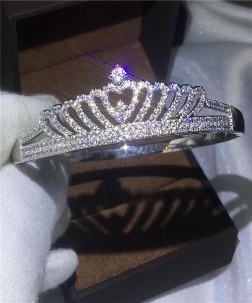 vecalon female crown bracelet pave setting 5a zircon cz white gold filled wedding bangle for women bridal mother jewelry4808636, Golden;silver
vecalon female crown bracelet pave setting 5a zircon cz white gold filled wedding bangle for women bridal mother jewelry4808636, Golden;silver