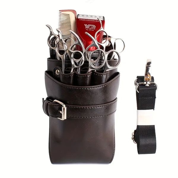 premium pu leather multifunctional scissors bag - perfect hair stylist tool kit for salon & barber
premium pu leather multifunctional scissors bag - perfect hair stylist tool kit for salon & barber
