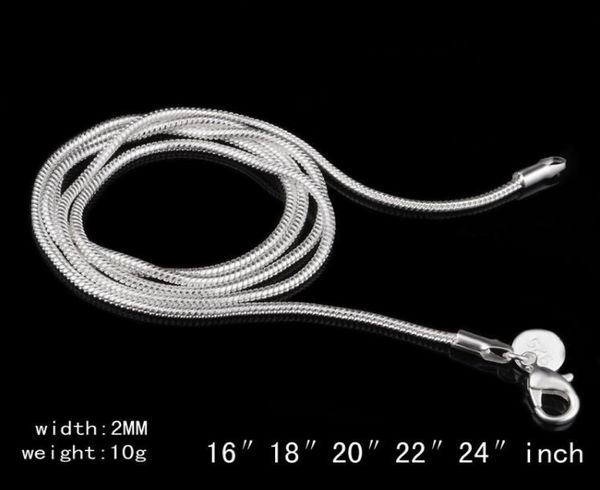 2mm 925 sterling silver chains lobster clasps necklaces for women men jewelry size 16 18 20 22 24 inches8438892, Golden;silver
2mm 925 sterling silver chains lobster clasps necklaces for women men jewelry size 16 18 20 22 24 inches8438892, Golden;silver