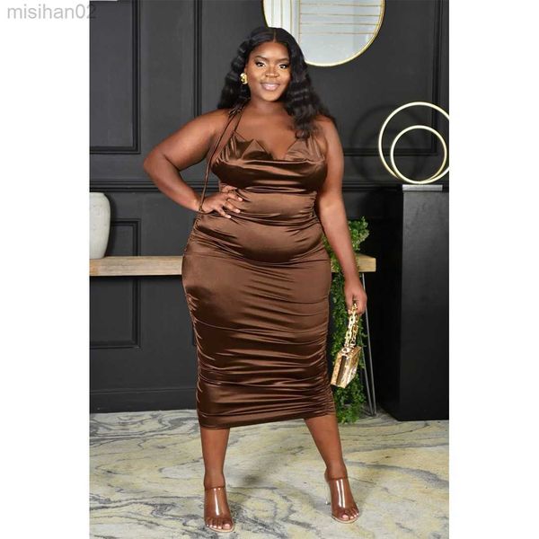 basic casual dresses plus size women elegant dresses summer solid party sleeveless dresses lady fashion prom evening gowns 2022 club silk ou, Black;gray
basic casual dresses plus size women elegant dresses summer solid party sleeveless dresses lady fashion prom evening gowns 2022 club silk ou, Black;gray