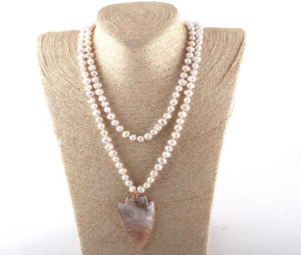 pendant necklaces fashion women pearl jewelry 89mm knotted freshwater shell necklacespendant5681047, Silver
pendant necklaces fashion women pearl jewelry 89mm knotted freshwater shell necklacespendant5681047, Silver