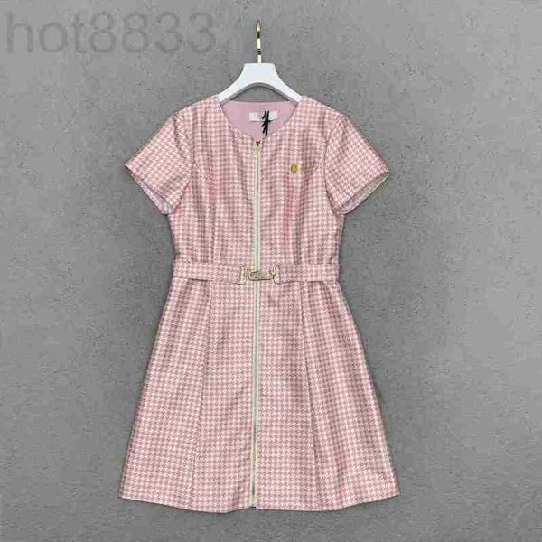 basic & casual dresses designer 23 summer new celebrity style elegant and metal emblem belt thousand bird check dress w9ka, Black;gray
basic & casual dresses designer 23 summer new celebrity style elegant and metal emblem belt thousand bird check dress w9ka, Black;gray