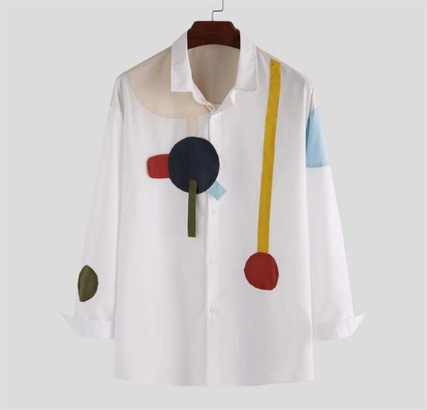 men039s printed shirt fashion long sleeve casual patchwork chic hawaiian shirts men lapel streetwear s5xl282w5338066, White;black
men039s printed shirt fashion long sleeve casual patchwork chic hawaiian shirts men lapel streetwear s5xl282w5338066, White;black