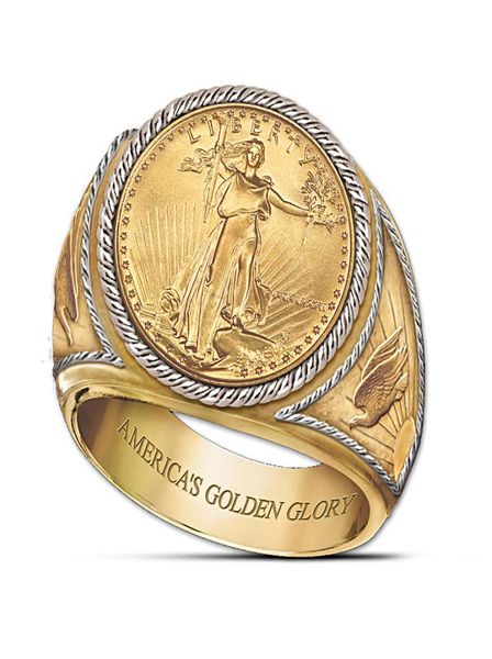 america039s golden glory men ring faith and strength engagement rings for men wedding jewelry wedding rings accessory size 7112781789, Slivery;golden
america039s golden glory men ring faith and strength engagement rings for men wedding jewelry wedding rings accessory size 7112781789, Slivery;golden