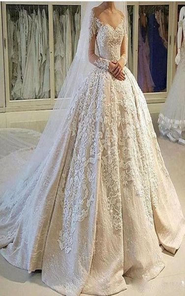 usa canada vintage ball gown wedding dresses 2k17 illusion neckline sheer 3d appliques long sleeves wedding dress customized brida6500281, White
usa canada vintage ball gown wedding dresses 2k17 illusion neckline sheer 3d appliques long sleeves wedding dress customized brida6500281, White