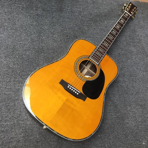 custom guitar solid spruce rosewood fingerboard rosewood sides and back 41-inch high-quality 45 series acoustic guitar ye199p
custom guitar solid spruce rosewood fingerboard rosewood sides and back 41-inch high-quality 45 series acoustic guitar ye199p
