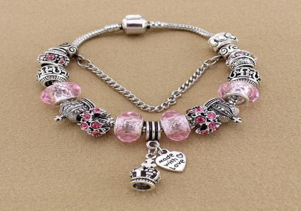 new charm emperor pendant bracelet for silver plated diy crystal beaded bracelet women's birthday gift with box6373091, Golden;silver
new charm emperor pendant bracelet for silver plated diy crystal beaded bracelet women's birthday gift with box6373091, Golden;silver