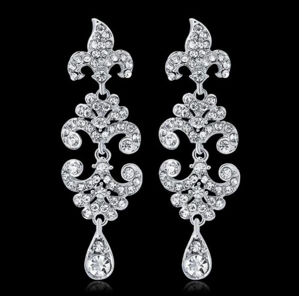 new arrival luxury silver bridal earrings rhinestone diamond jewelry wedding evening party gift decoration accessorie6138437, White
new arrival luxury silver bridal earrings rhinestone diamond jewelry wedding evening party gift decoration accessorie6138437, White