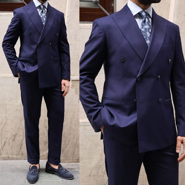 men's suits peak lapel double breasted tuxedos slim fit formal wedding party groom wear blazer pants 2 pieces terno masculino, Black;gray
men's suits peak lapel double breasted tuxedos slim fit formal wedding party groom wear blazer pants 2 pieces terno masculino, Black;gray