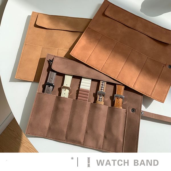 watch boxes cases luxury vintage watch strap roll travel case frosted leather personalised display box 5 slots wrist watches jewelry storage, Black;blue
watch boxes cases luxury vintage watch strap roll travel case frosted leather personalised display box 5 slots wrist watches jewelry storage, Black;blue