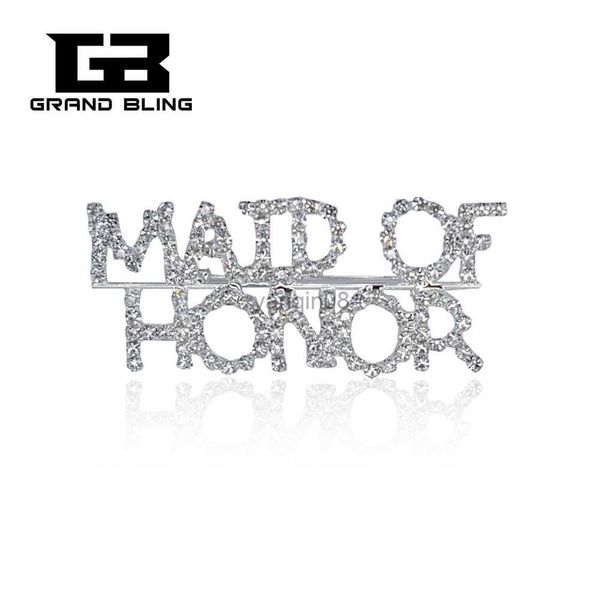 pins brooches crystal bride wedding jewelry gift "maid of honor" word lapel pin hkd230807, Gray
pins brooches crystal bride wedding jewelry gift "maid of honor" word lapel pin hkd230807, Gray