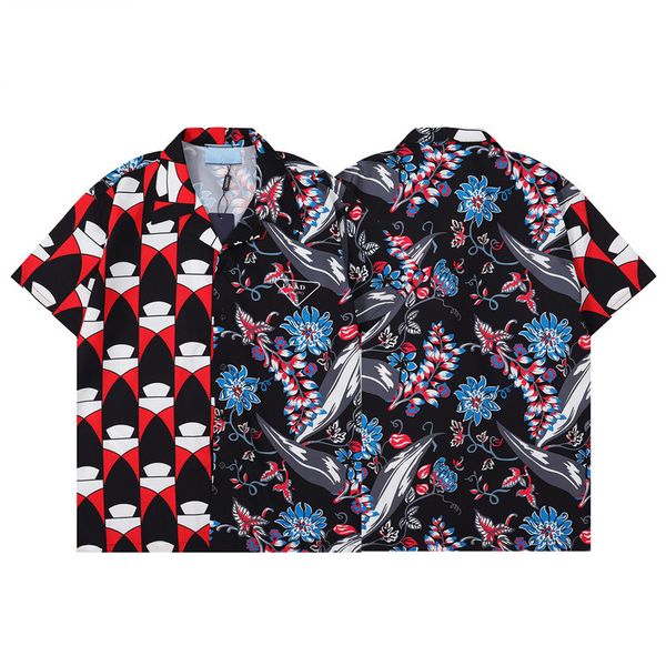 2023 designer shirt mens button up shirts print bowling shirt hawaii floral casual shirts men slim fit short sleeve dress hawaiian t-shirt, White;black
2023 designer shirt mens button up shirts print bowling shirt hawaii floral casual shirts men slim fit short sleeve dress hawaiian t-shirt, White;black