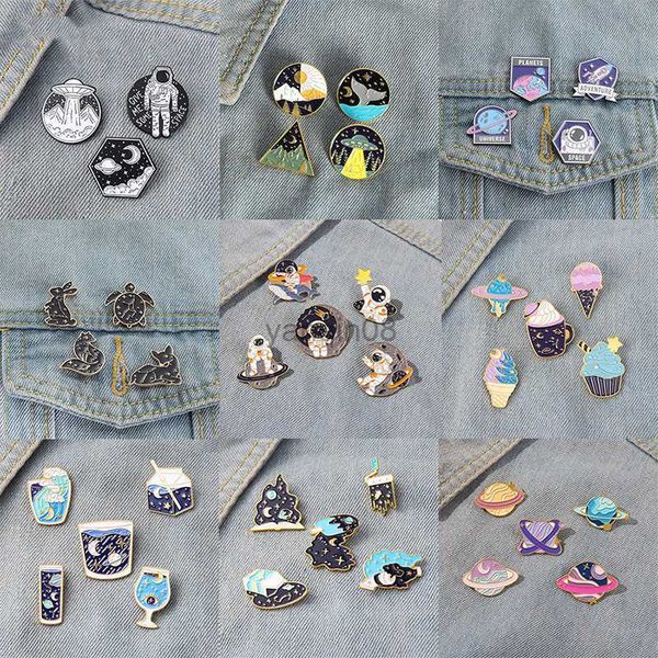 pins brooches 2-5pcs/set drop shipping spacewalk enamel pin sun moon constellation satellite astronaut ice cream brooches lapel badges jewel, Gray
pins brooches 2-5pcs/set drop shipping spacewalk enamel pin sun moon constellation satellite astronaut ice cream brooches lapel badges jewel, Gray