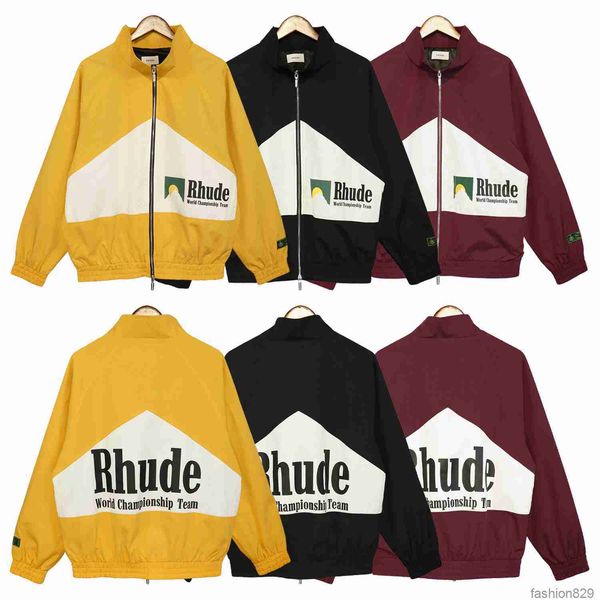 designer jacket rhude jacket spring autumn oversized windrunner jackets thin jacket coat men sports windbreaker jacket explosion clothin bom, Black;brown
designer jacket rhude jacket spring autumn oversized windrunner jackets thin jacket coat men sports windbreaker jacket explosion clothin bom, Black;brown