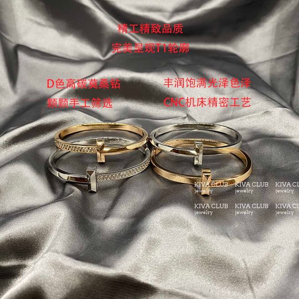 kivaclub tiffay t1 wide half diamond no diamond bracelet thick diamond rose gold couple bracelet, Black
kivaclub tiffay t1 wide half diamond no diamond bracelet thick diamond rose gold couple bracelet, Black