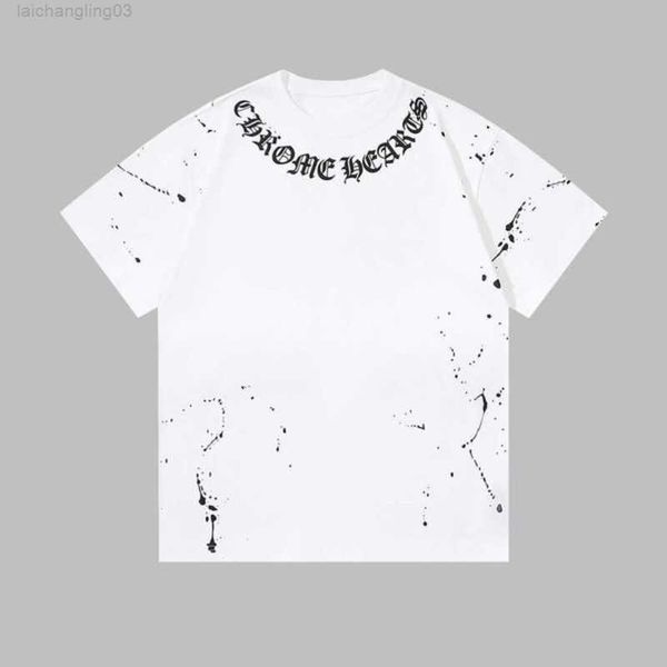 men's t-shirts chroms t-shirt summer limited corolla heart old print splashed ink heavy work creates loose short sleeved for both men a, White;black
men's t-shirts chroms t-shirt summer limited corolla heart old print splashed ink heavy work creates loose short sleeved for both men a, White;black
