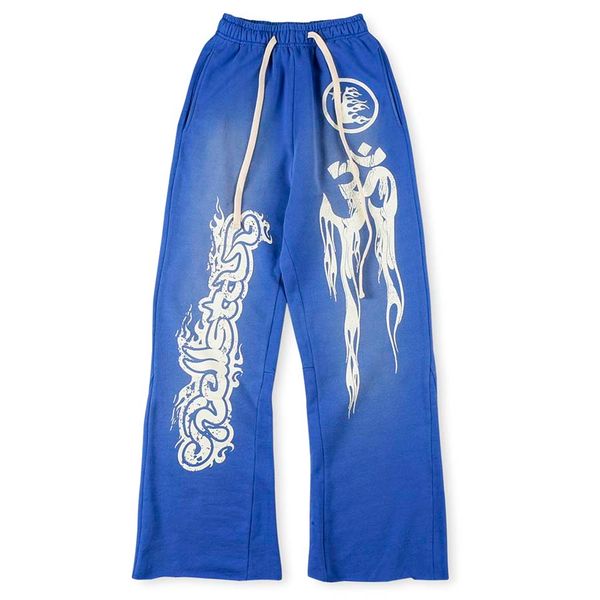 mens designers pants men flare pant hellstar blue pants sweatpants men jogger fashion hip hop casual black pants, Black;brown
mens designers pants men flare pant hellstar blue pants sweatpants men jogger fashion hip hop casual black pants, Black;brown