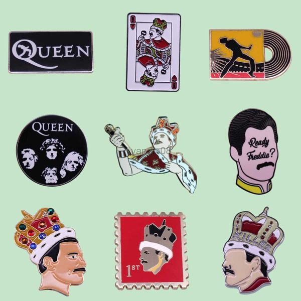 pins brooches superior quality classic queen metal hard enamel pins cartoon brooches lapel badges collect rock band jewelry gifts for friend, Gray
pins brooches superior quality classic queen metal hard enamel pins cartoon brooches lapel badges collect rock band jewelry gifts for friend, Gray