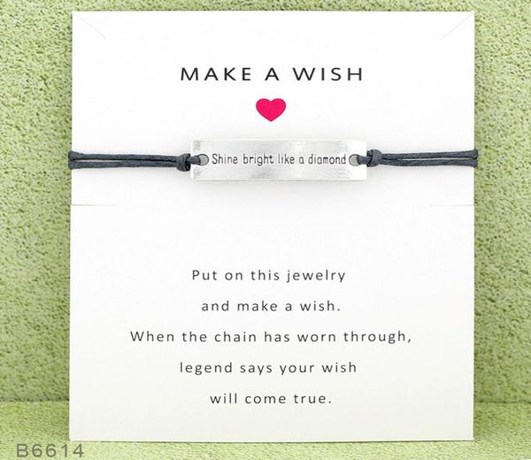 shine bright like a diamond infinity wish bracelet with card leather rope string wrap bangle for women men s fashion jewelry gift3130867, Golden;silver
shine bright like a diamond infinity wish bracelet with card leather rope string wrap bangle for women men s fashion jewelry gift3130867, Golden;silver