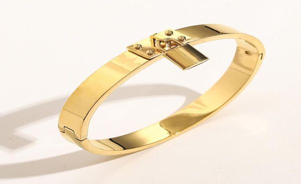 bangle bracelet with lock charm bracelets gold color party holiday gift zg118023084255833155, White
bangle bracelet with lock charm bracelets gold color party holiday gift zg118023084255833155, White