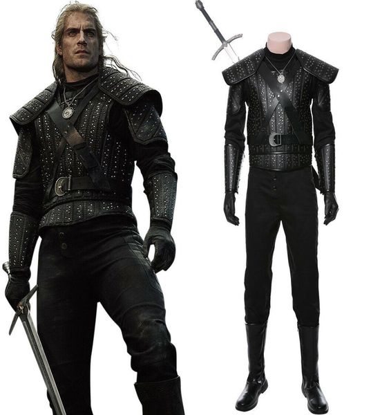 movie the witcher cosplay geralt of rivia costume halloween male outfit4110894, Silver
movie the witcher cosplay geralt of rivia costume halloween male outfit4110894, Silver
