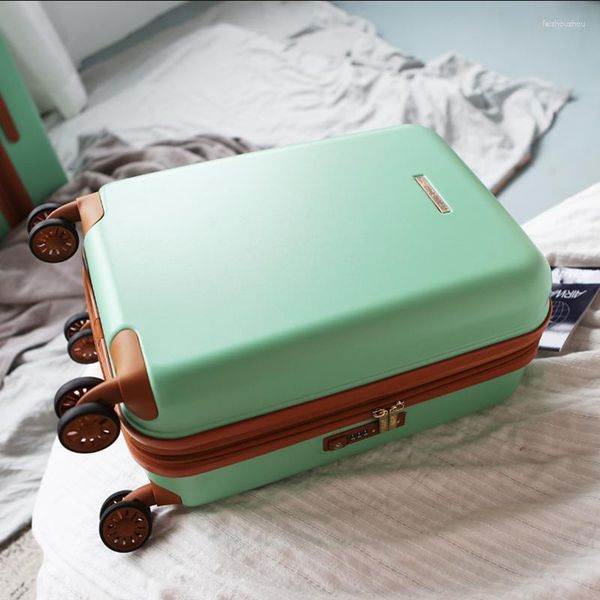 suitcases 20 inch boarding luggage super quiet explosion-proof zipper rod case 28 checked suitcase