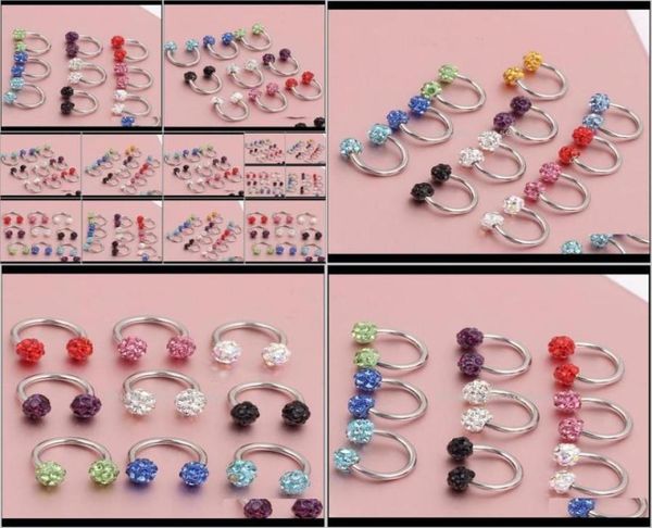 rings studs drop delivery 2021 horseshoe nose body jewelry multi colors titanium piercing 50pcslot aprmd2990991, Silver
rings studs drop delivery 2021 horseshoe nose body jewelry multi colors titanium piercing 50pcslot aprmd2990991, Silver